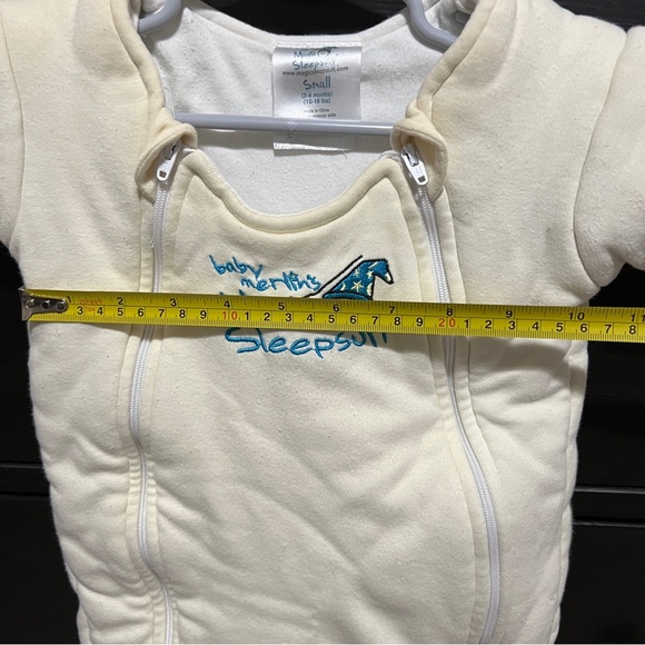 Baby Merlin's Magic Sleepsuit Cotton swaddle Cream 3-6 Months 12-18 lbs - Picture 4 of 6